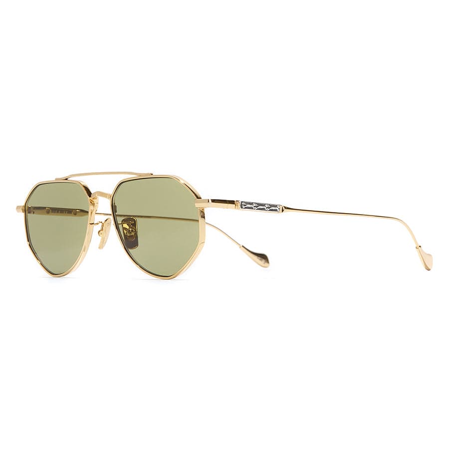 The Great Frog Lynott 017 03 gold titanium/olive lens