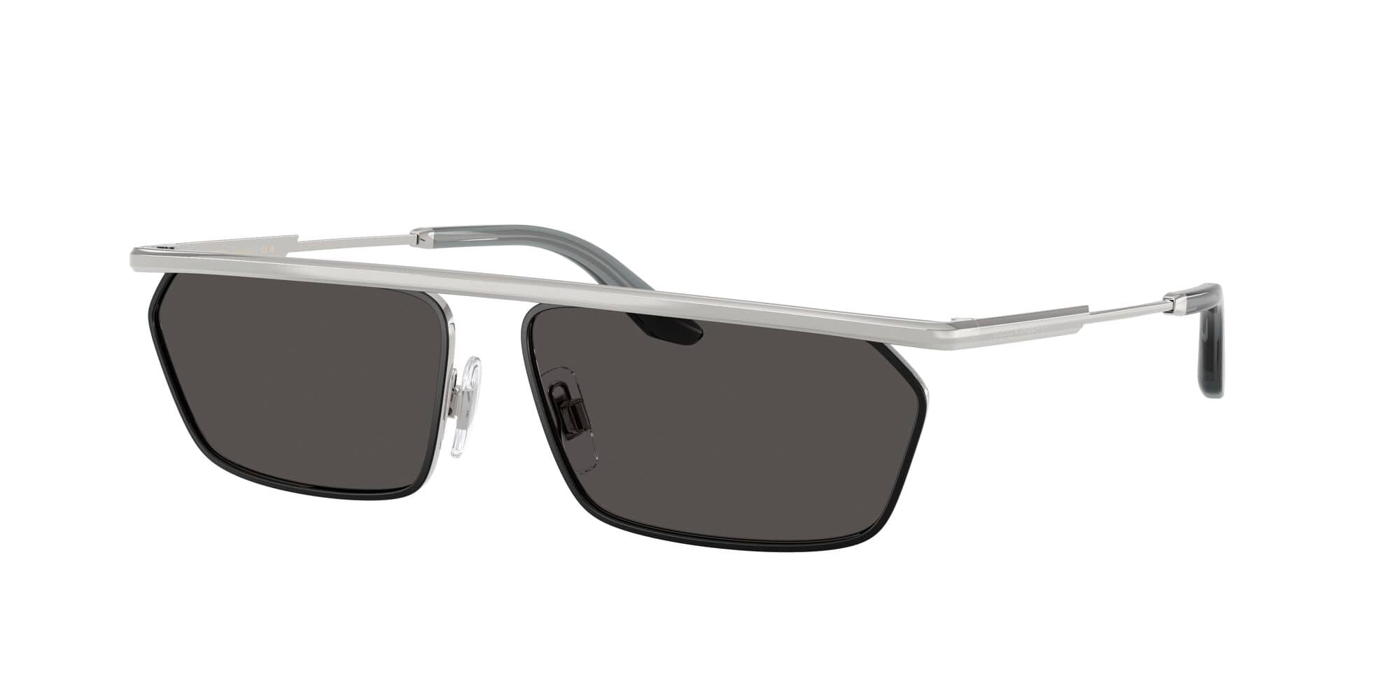 DG2327 132487 silver matte black/dark grey lens