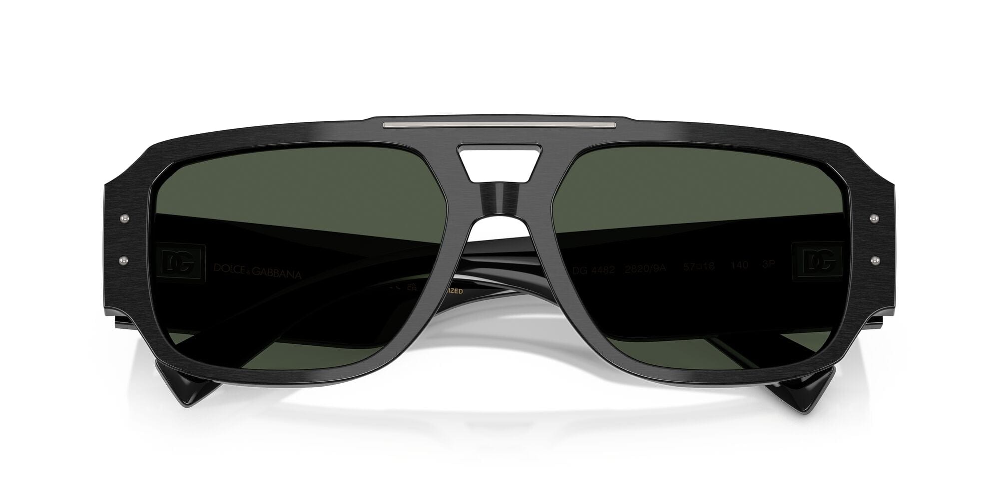 DG4482 28209A brushed black w/dark green polarised lens