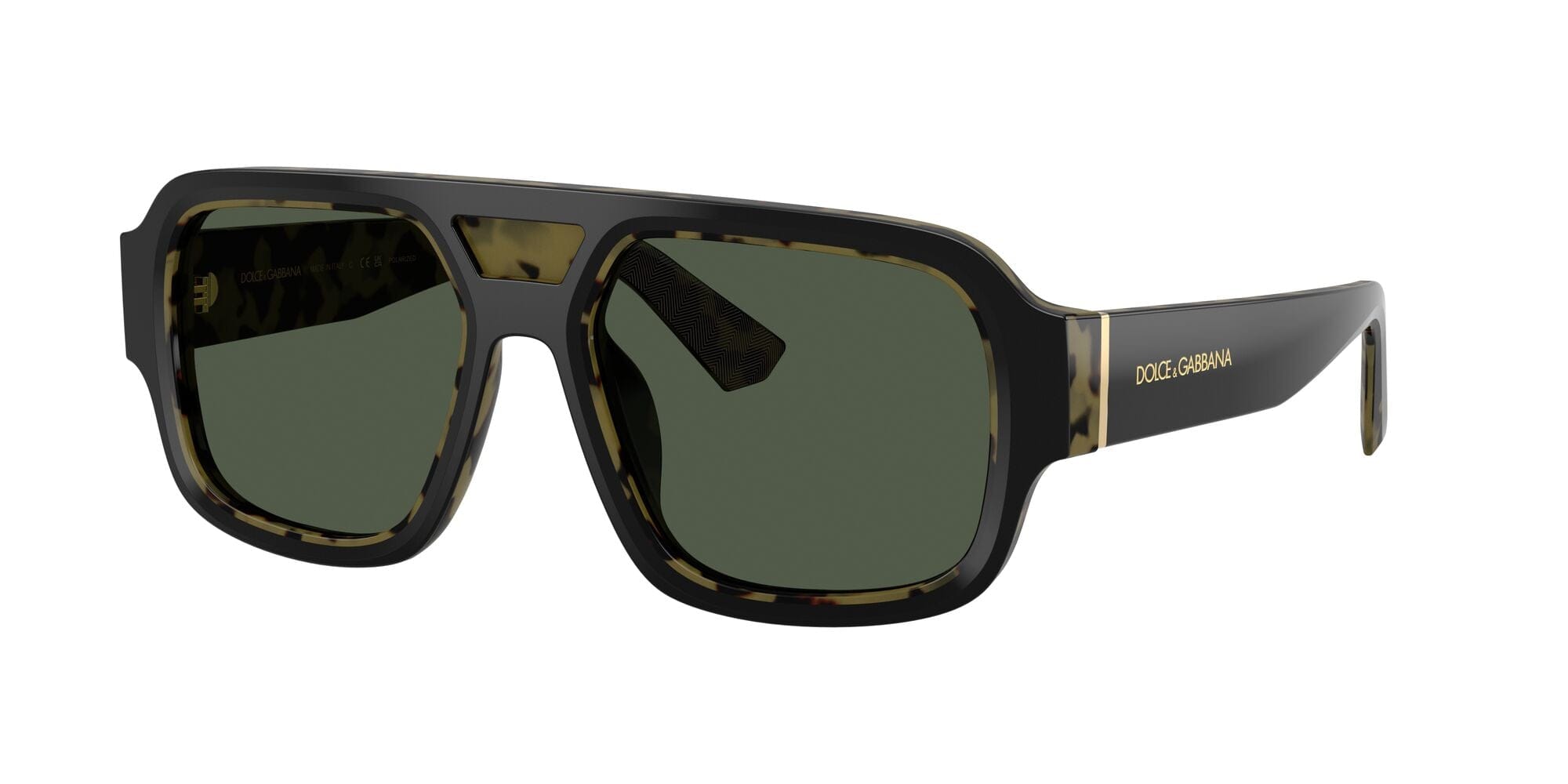 DG4516 34049A black yellow havana/green polarised lens