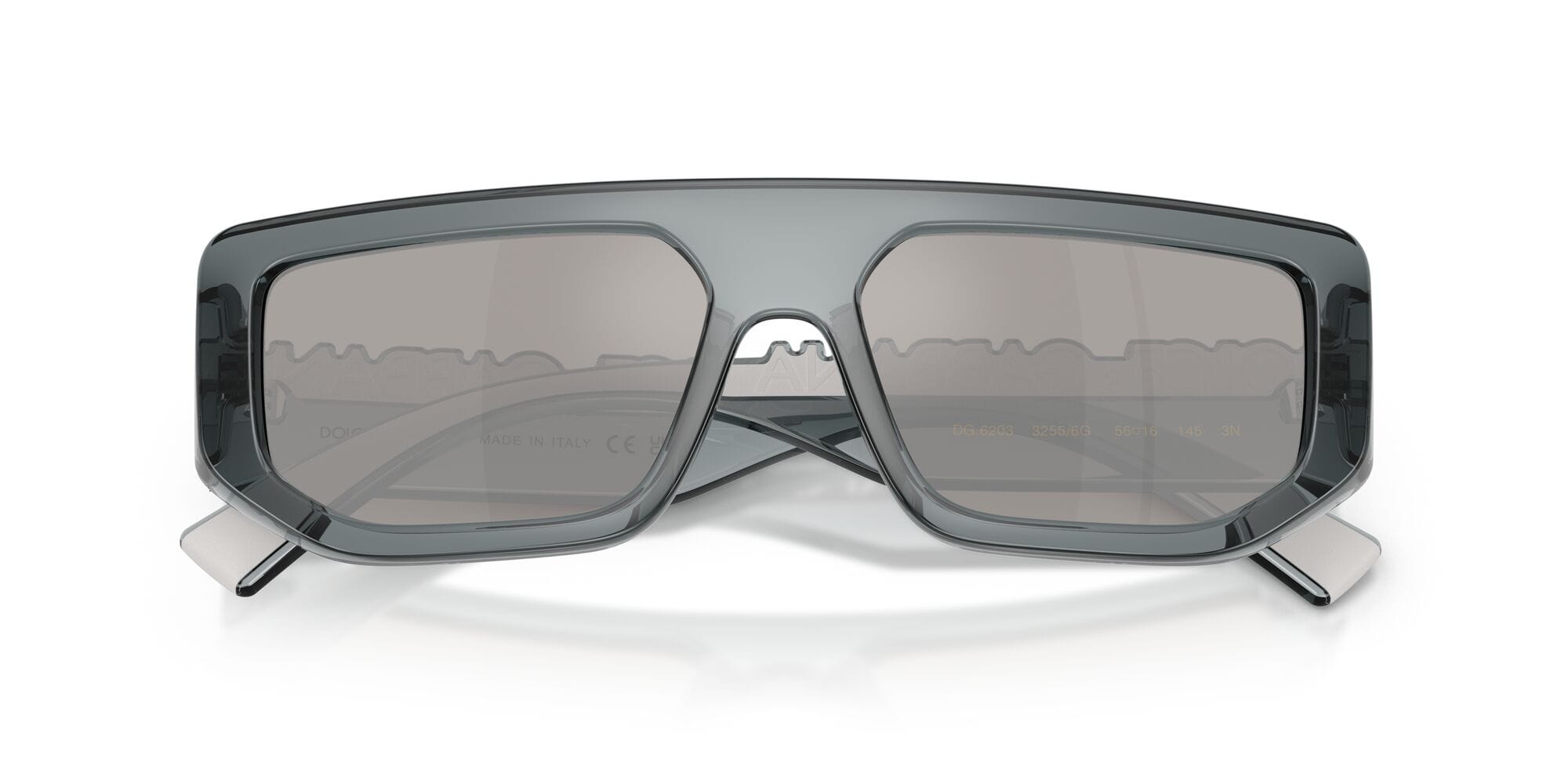 DG6203 32556G transparent dark grey/light grey silver mirror lens