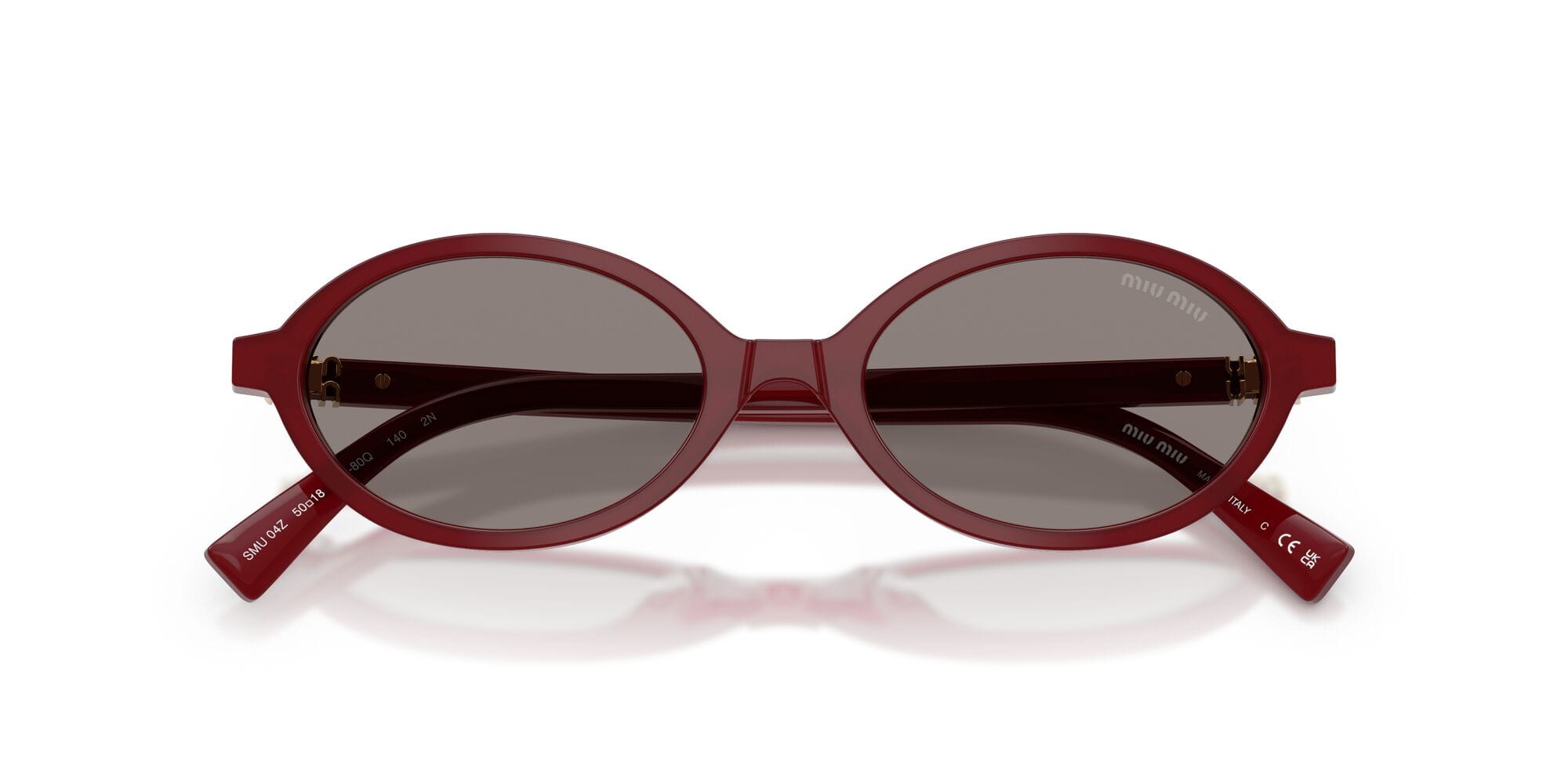 SMU04ZS 21L80Q opal burgundy/dark grey lens
