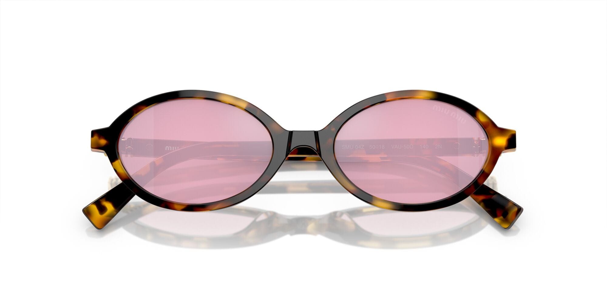 SMU04ZS VAU50D honey havana/dark pink silver mirror lens