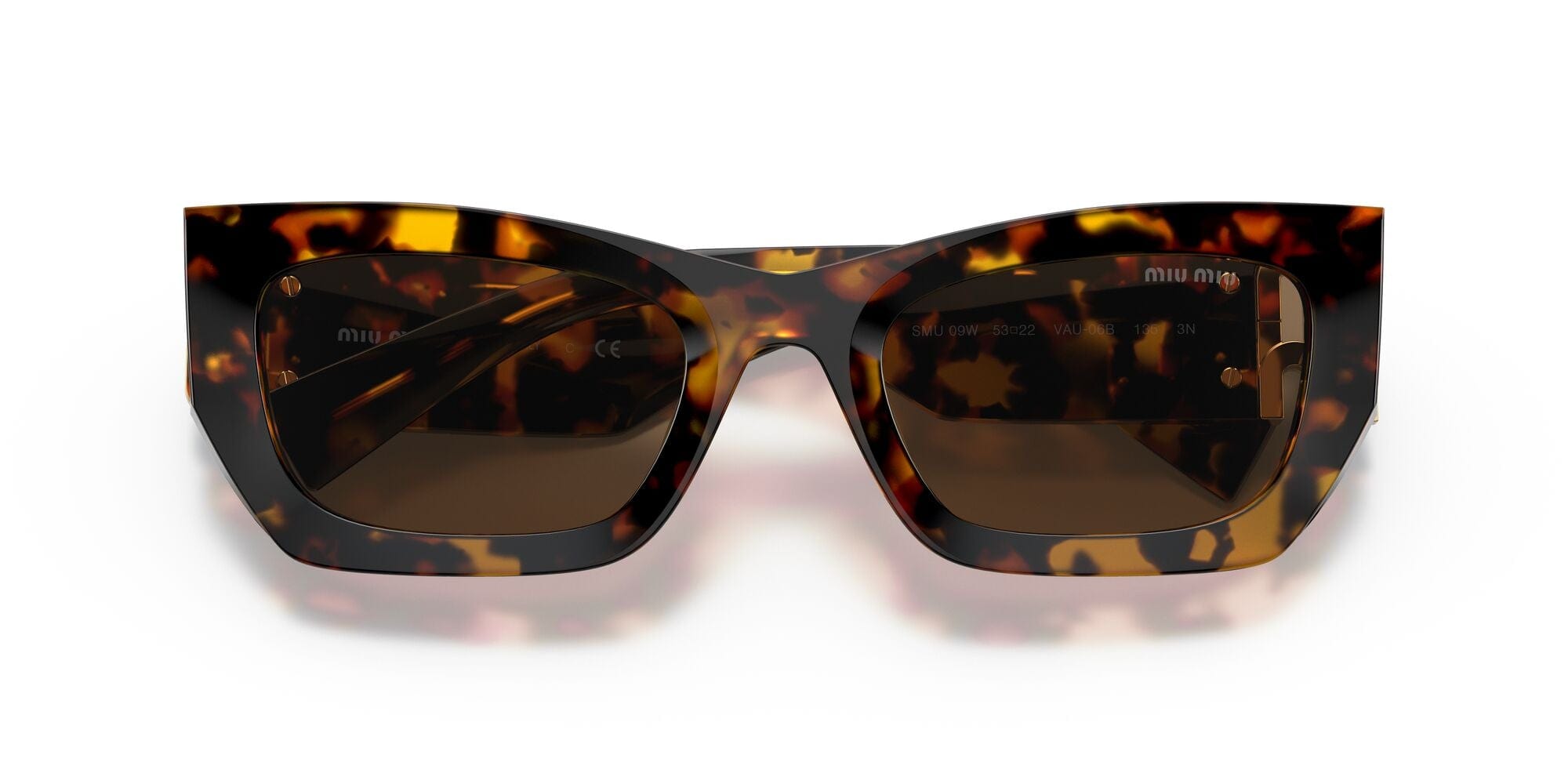 SMU09WS VAU06B honey havana/dark brown lens