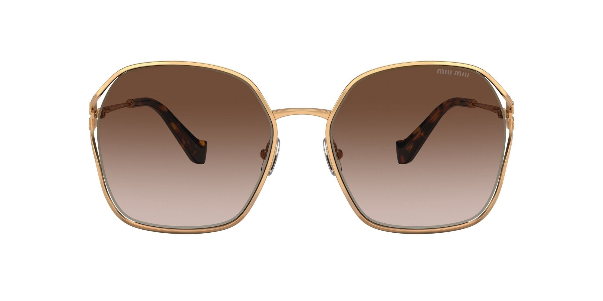 SMU52WS 7OE6S1 (60) brass/ brown gradient lens