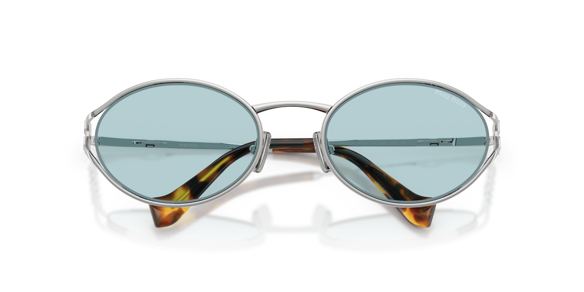 SMU52YS 1BC20R silver/light blue lens