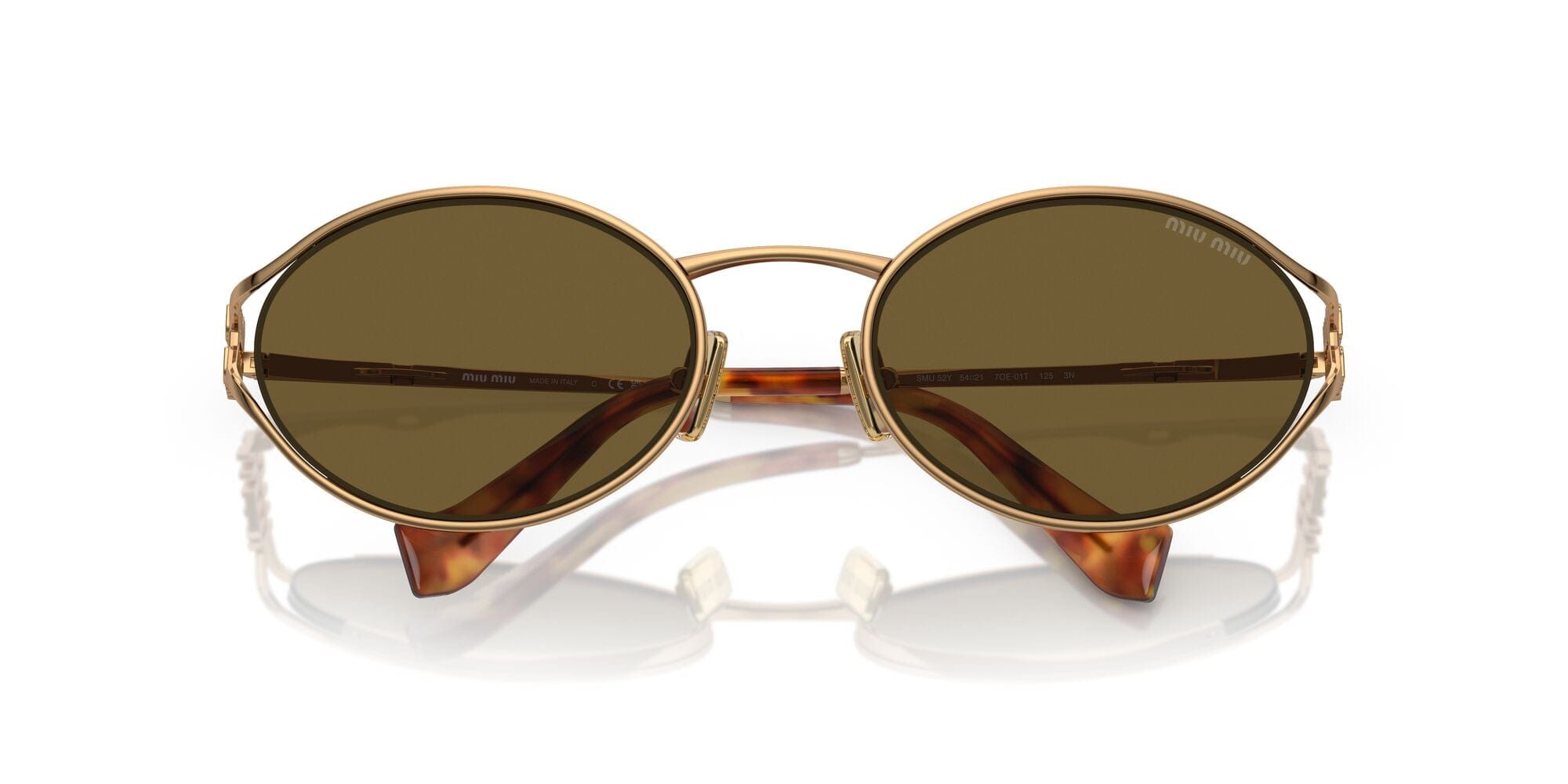 SMU52YS 7OE01T brass gold/brown lens