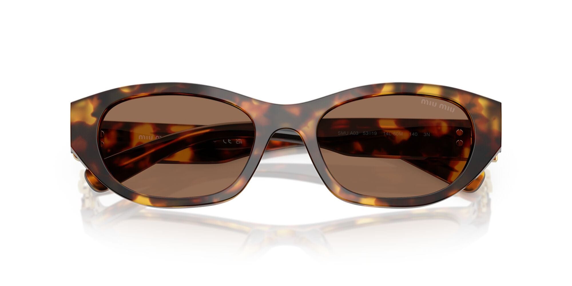 SMUA03S 14L09Z honey havana/dark brown lens