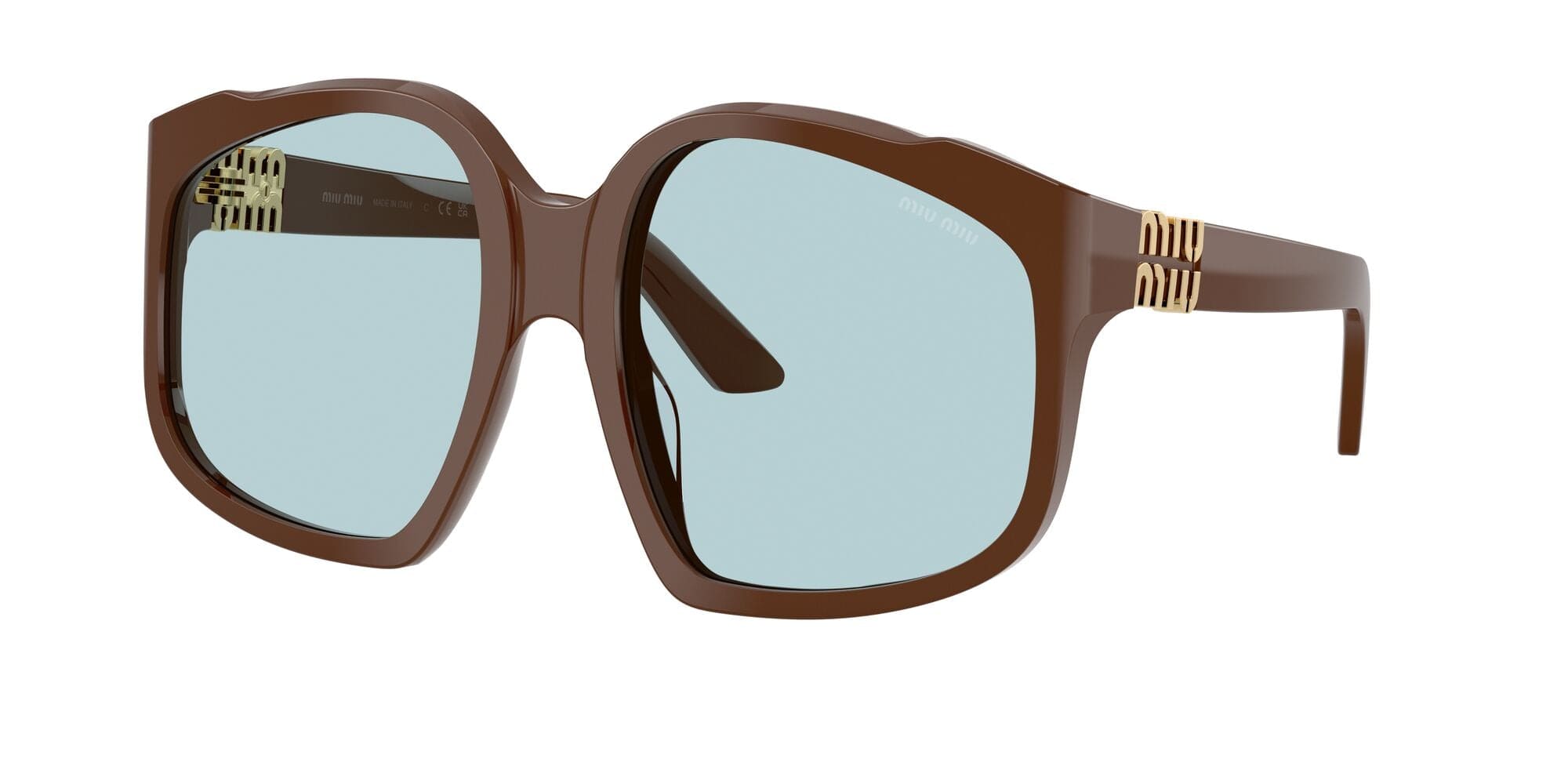 SMUA07S 24D20R59 chocolate/light blue lens