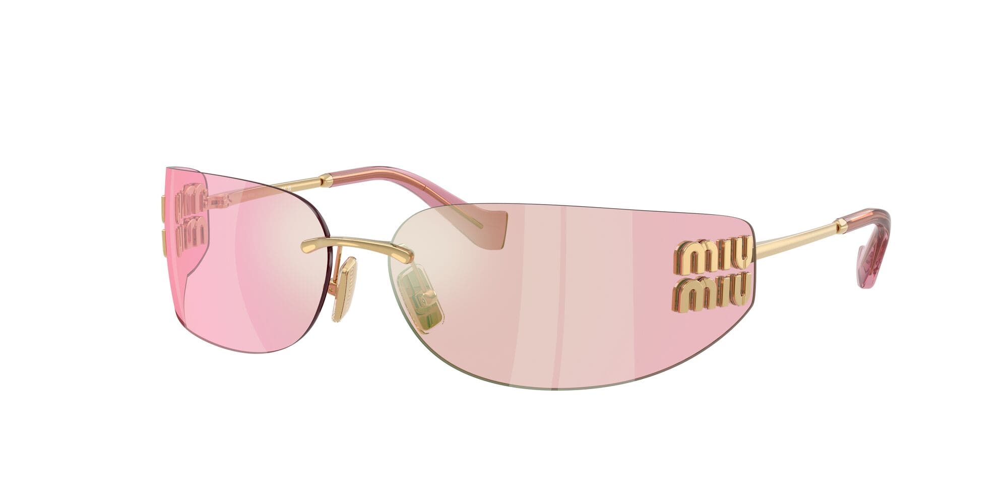 SMUA51S 5AK90Y gold/pink green mirror lens