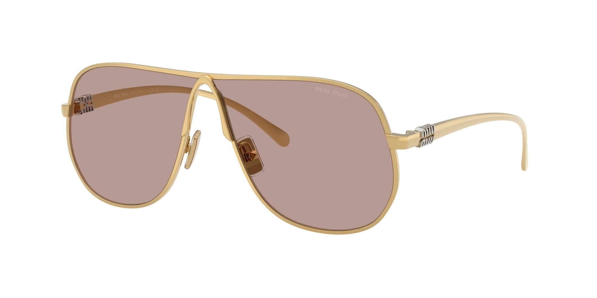 SMUA56S 5AK20I gold/light purple brown lens