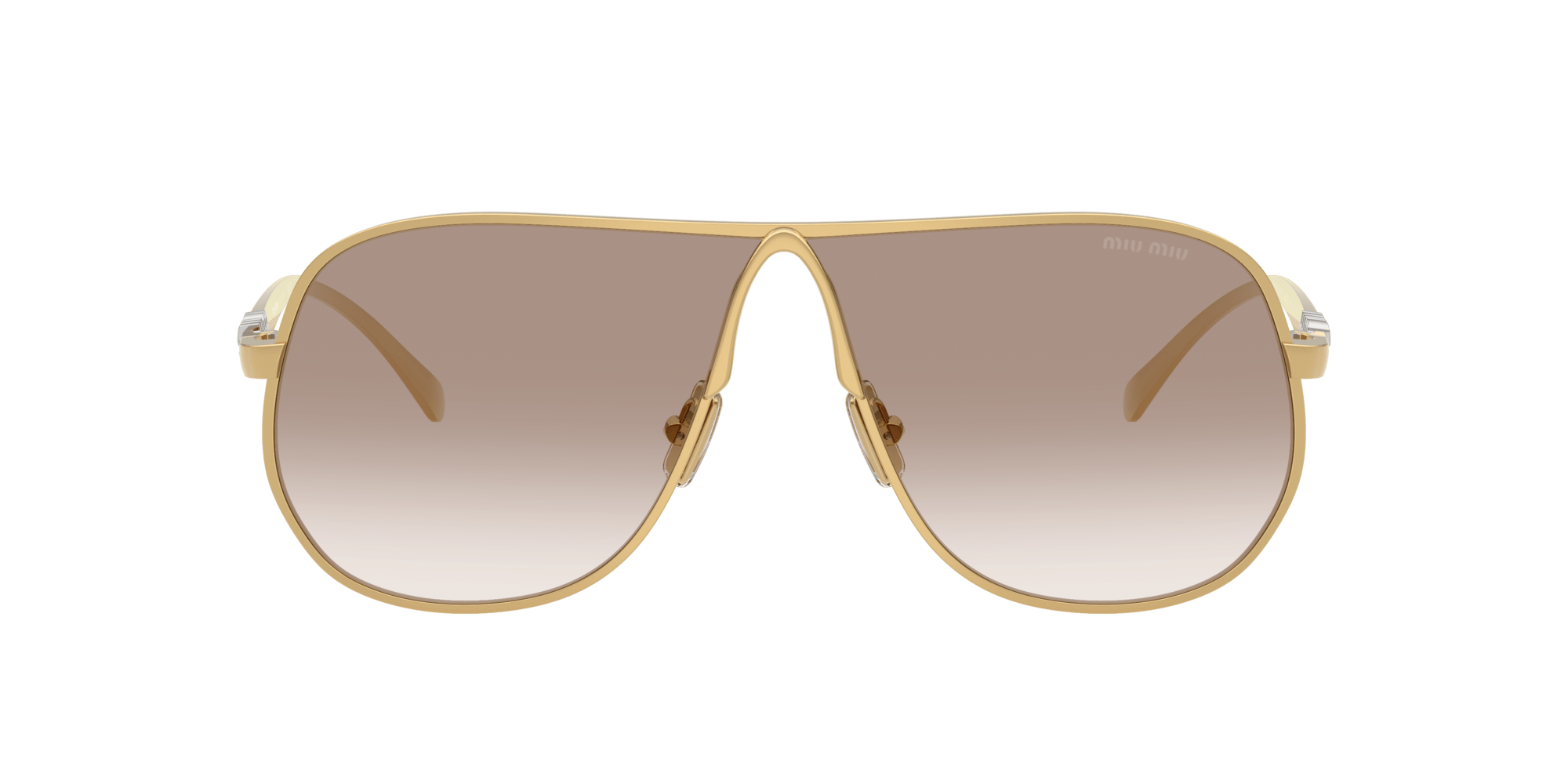 SMUA56 5AK 90L gold/clear gradient brown lens