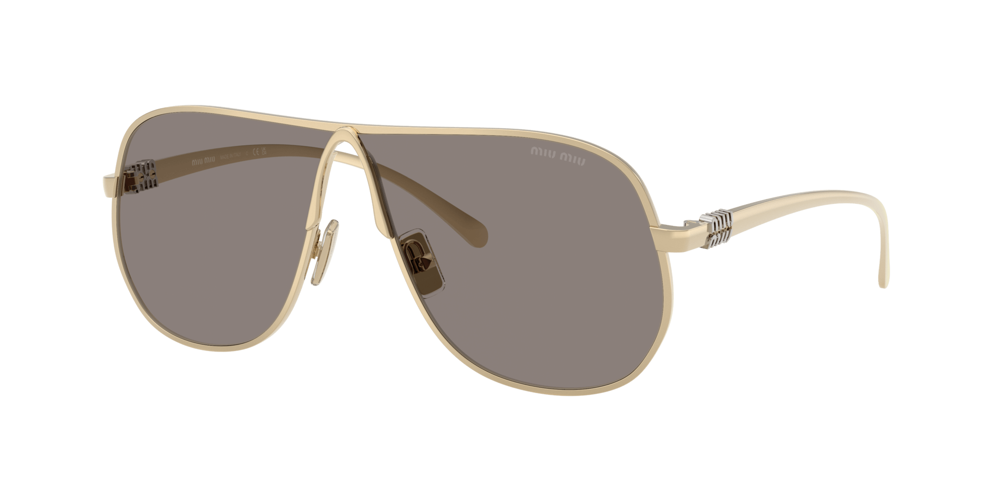 SMUA56S ZVN 80Q pale gold/dark grey lens