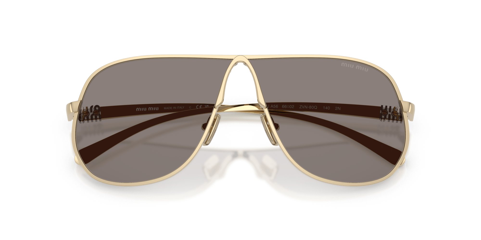 SMUA56S ZVN 80Q pale gold/dark grey lens