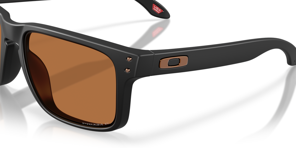 Holbrook 9102AM matte black/prizm bronze polarised lens sunglasses