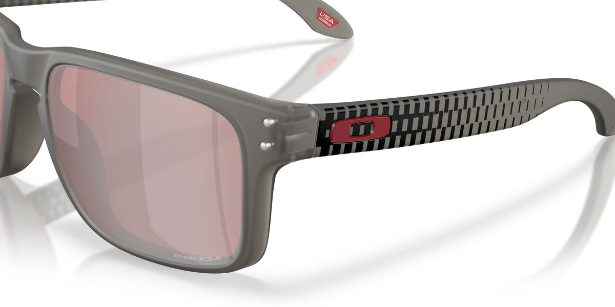 Holbrook 9102AR matte grey smoke/prizm snow black lens sunglasses