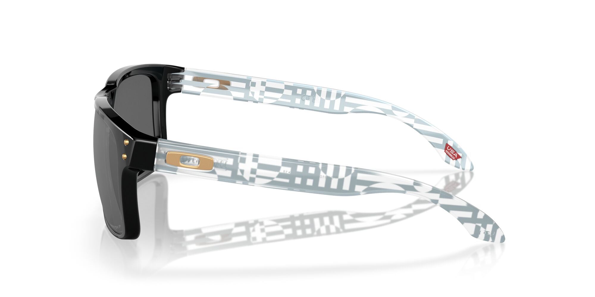 Holbrook 9102Y7 black prizm matte clear print black polarised lens