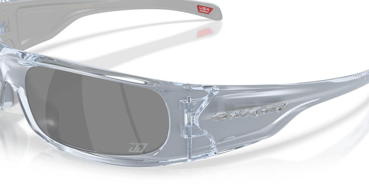 Highland 952208 silver glass effect/prizm black lens sunglasses