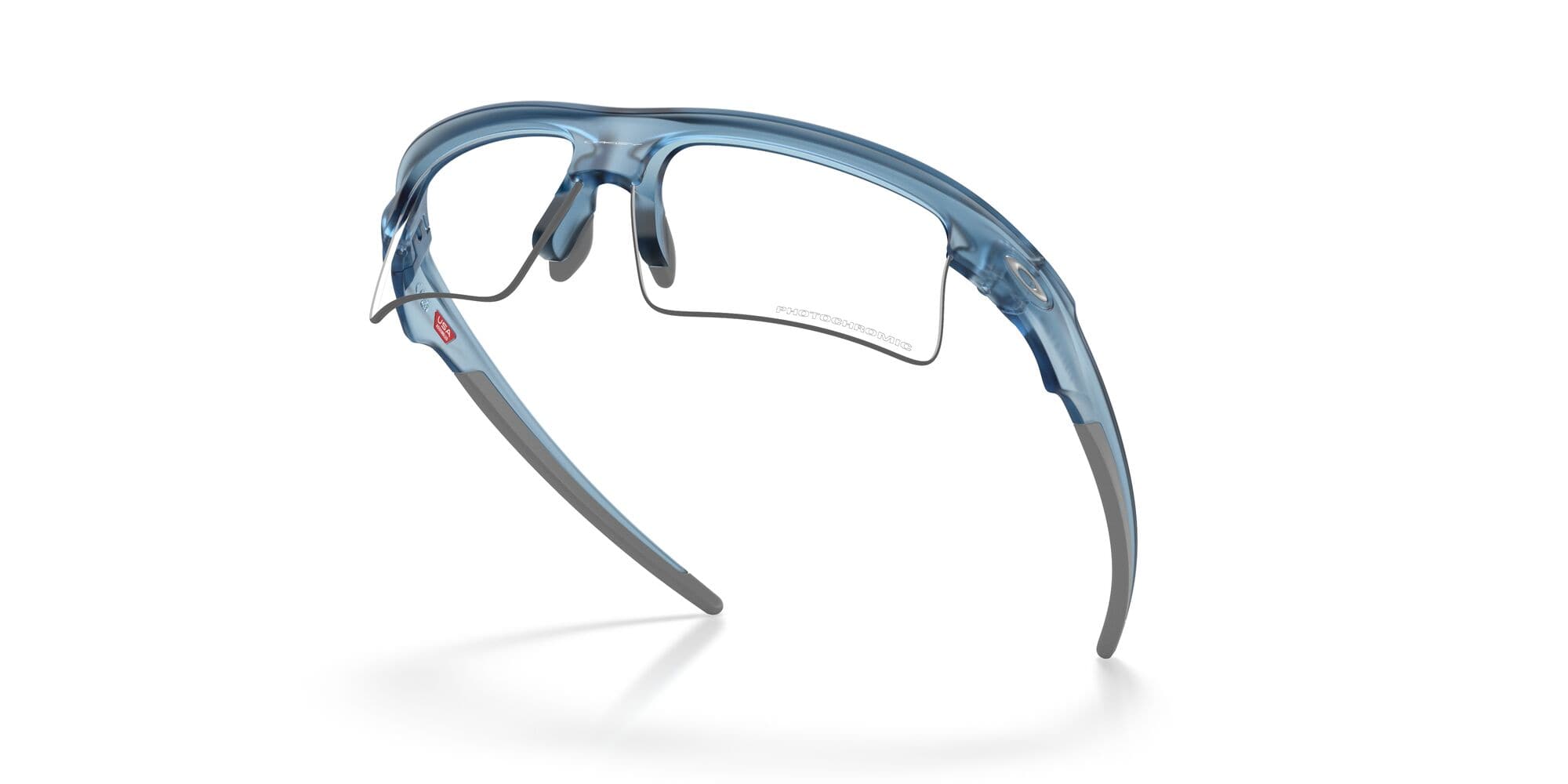 Bispaera speed 953407 matte transparent stonewash clear to black iridium photochromatic lens