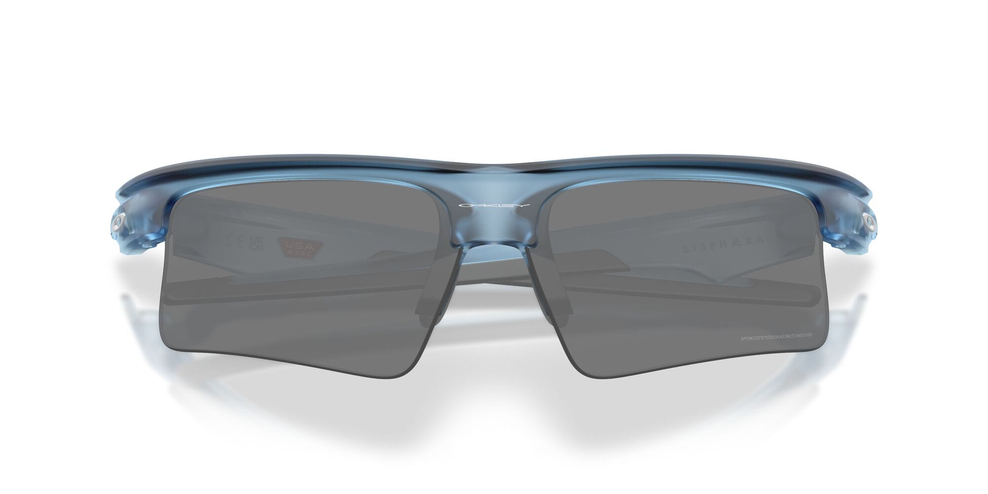 Bispaera speed 953407 matte transparent stonewash clear to black iridium photochromatic lens