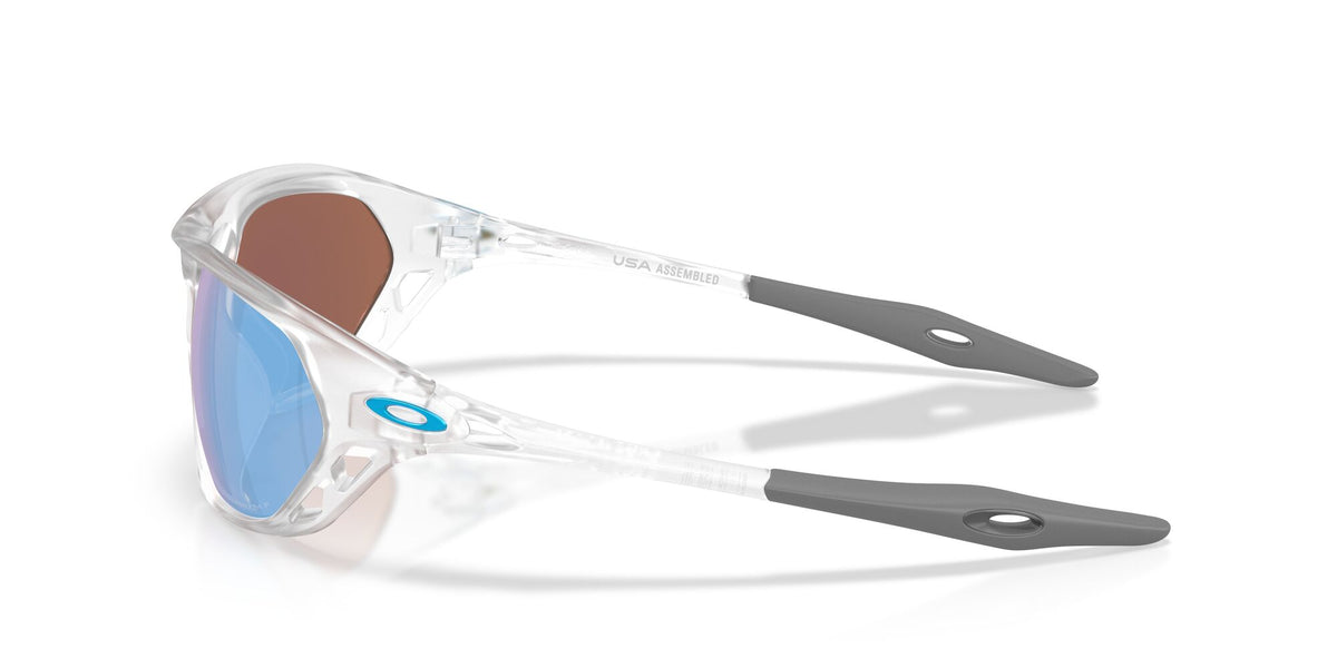 Cage Jacket 953702 matte clear/prizm deep water polarised lens sunglasses