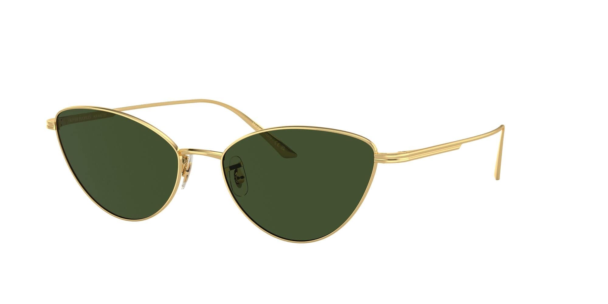 OV1328S 533271 Khaite (52) 1989C gold/vibrant green lens