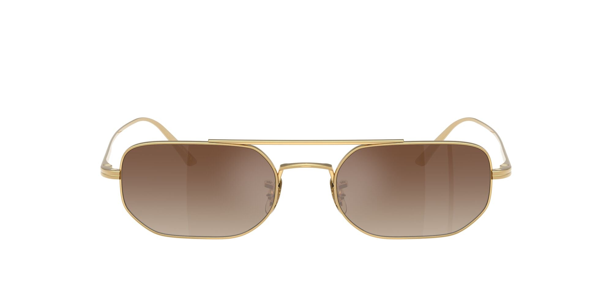 OV1351S 5332Q1 1989C Khaite (52) gold/dark brown gradient mirror lens