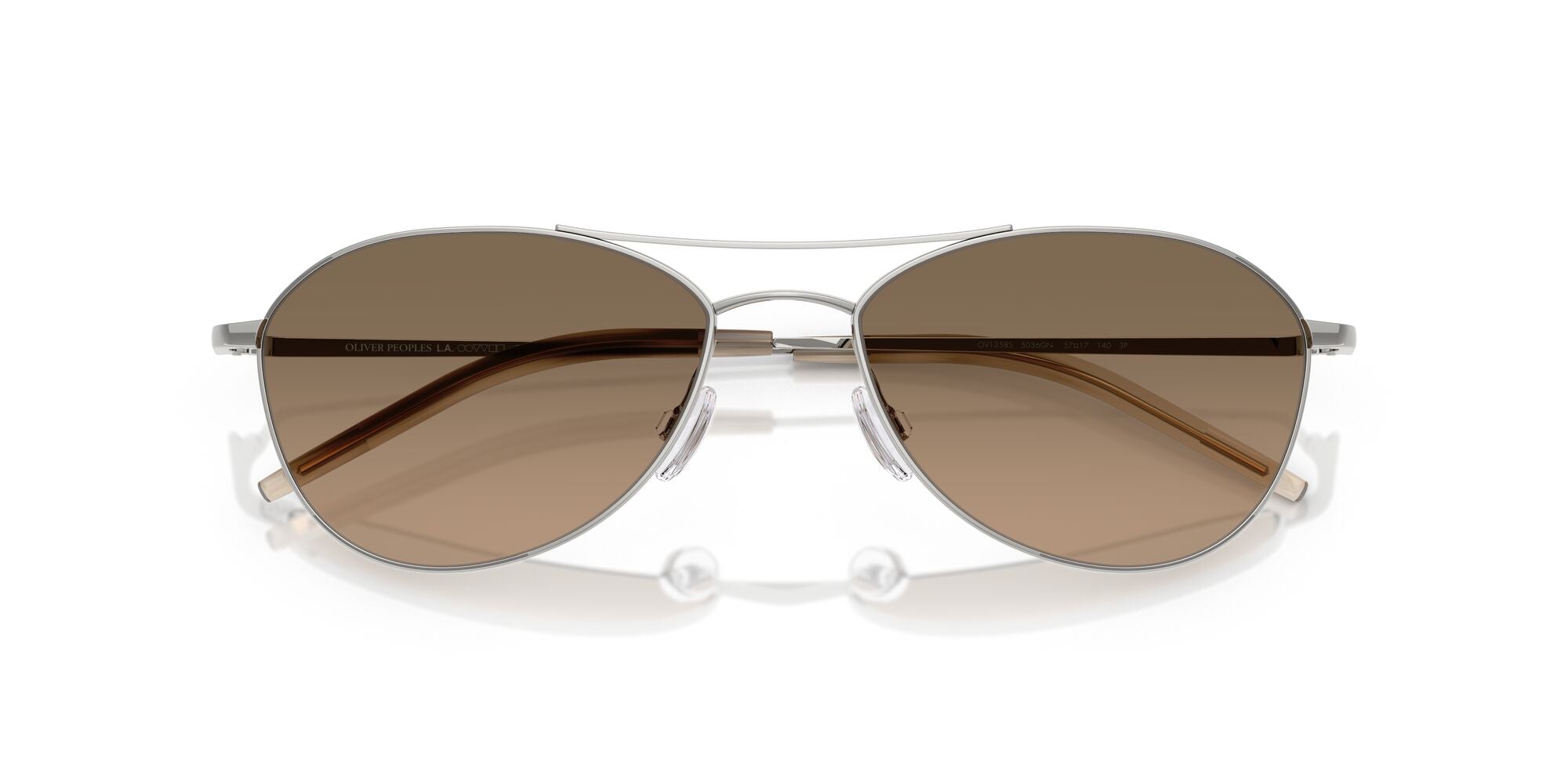 0OV1358S 5036GN (57) Aero ii silver/sandstone gradient polarised lens
