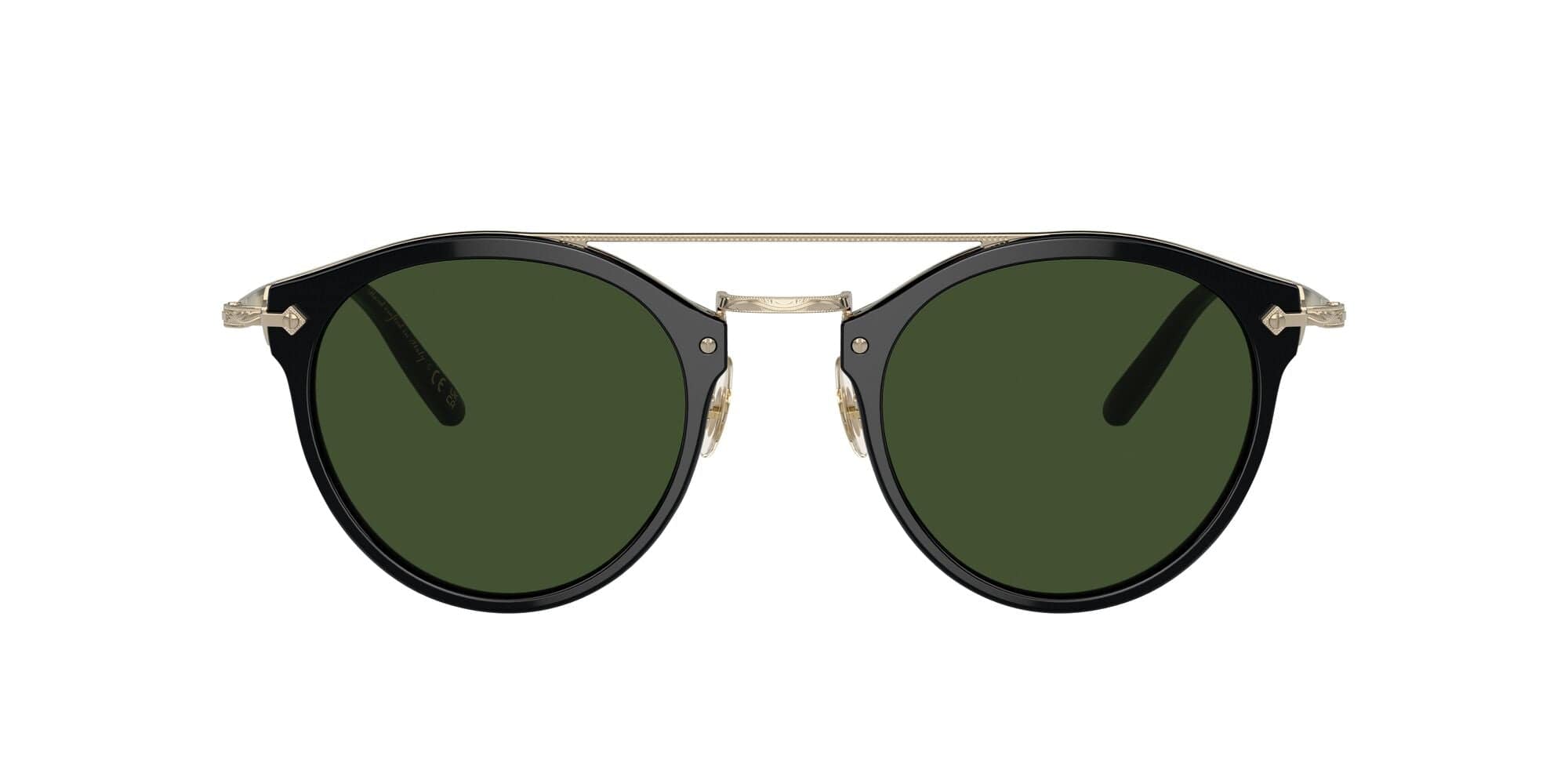 0OV5349S 100571 Remick black gold/green lens