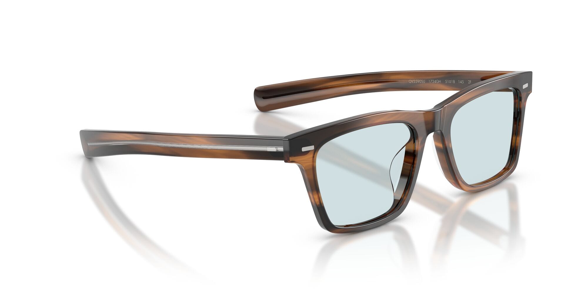 0OV5590SU 1724GH tuscany tortoise/sky blue photochromic lens