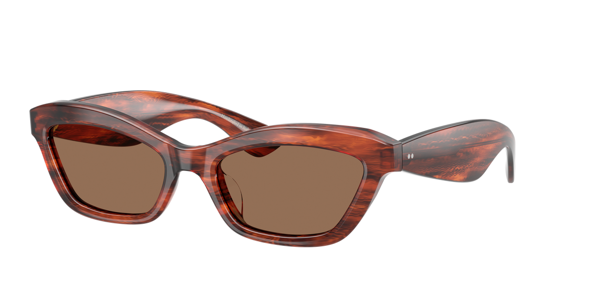 0OV5637SU 172573 vintage red tortoise/brown lens sunglasses