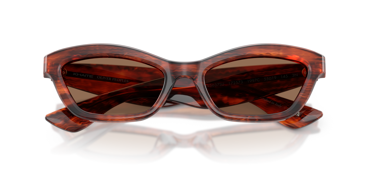 0OV5637SU 172573 vintage red tortoise/brown lens sunglasses