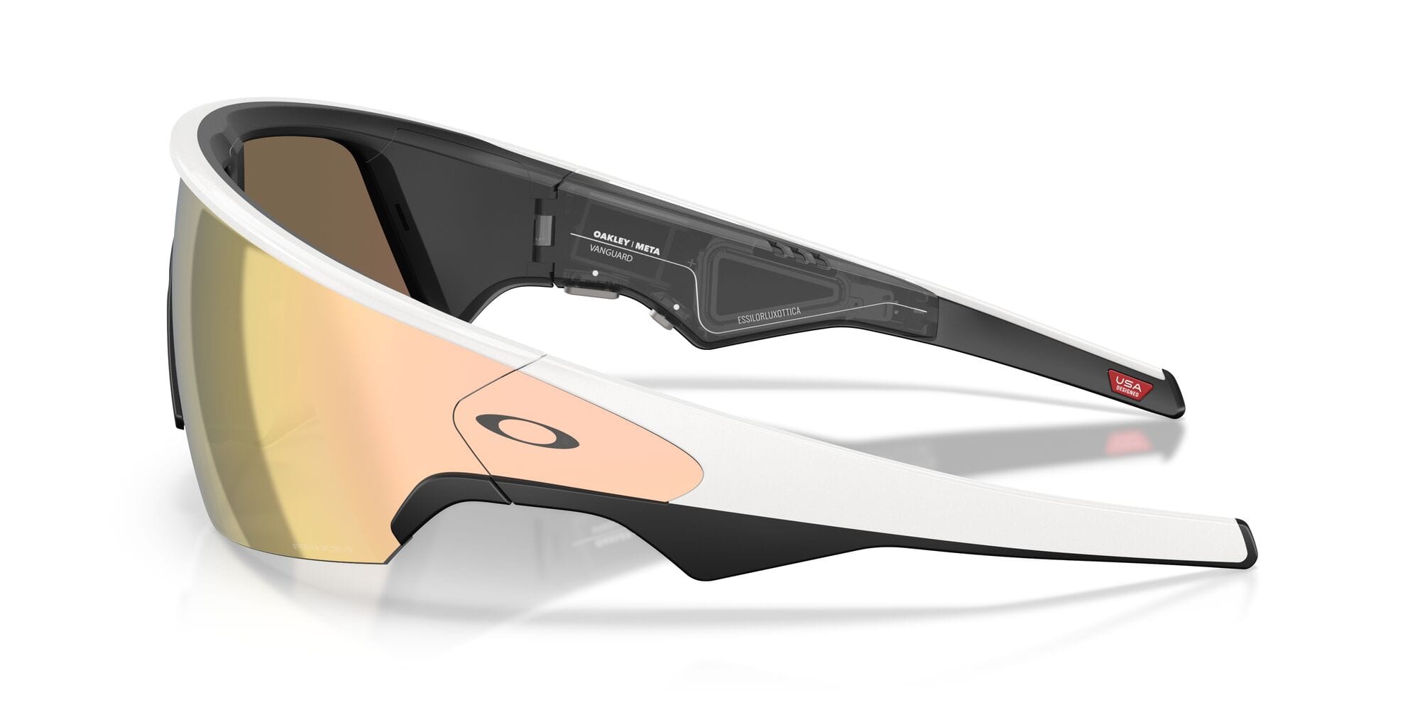 Vanguard Meta 0OW800108 white/prizm rose gold lens