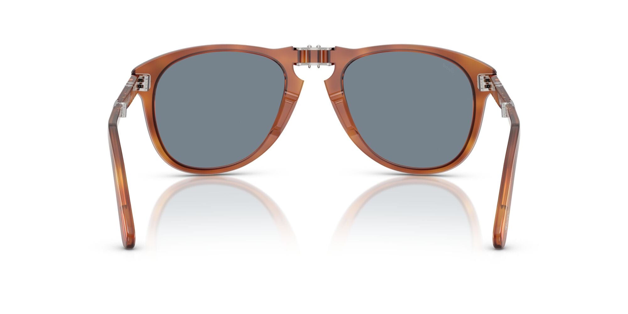 PO0714SM 96/56 size 54 Steve Mcqueen folding light havana/light blue lens