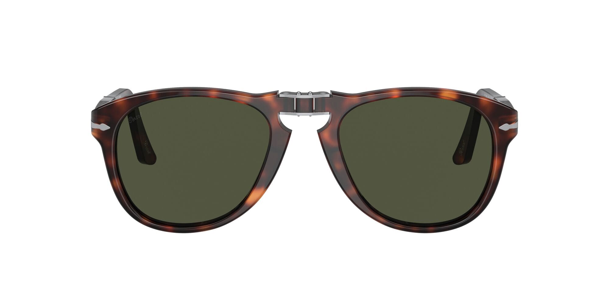 PO0714 24/31 size 52 folding havana/green lens