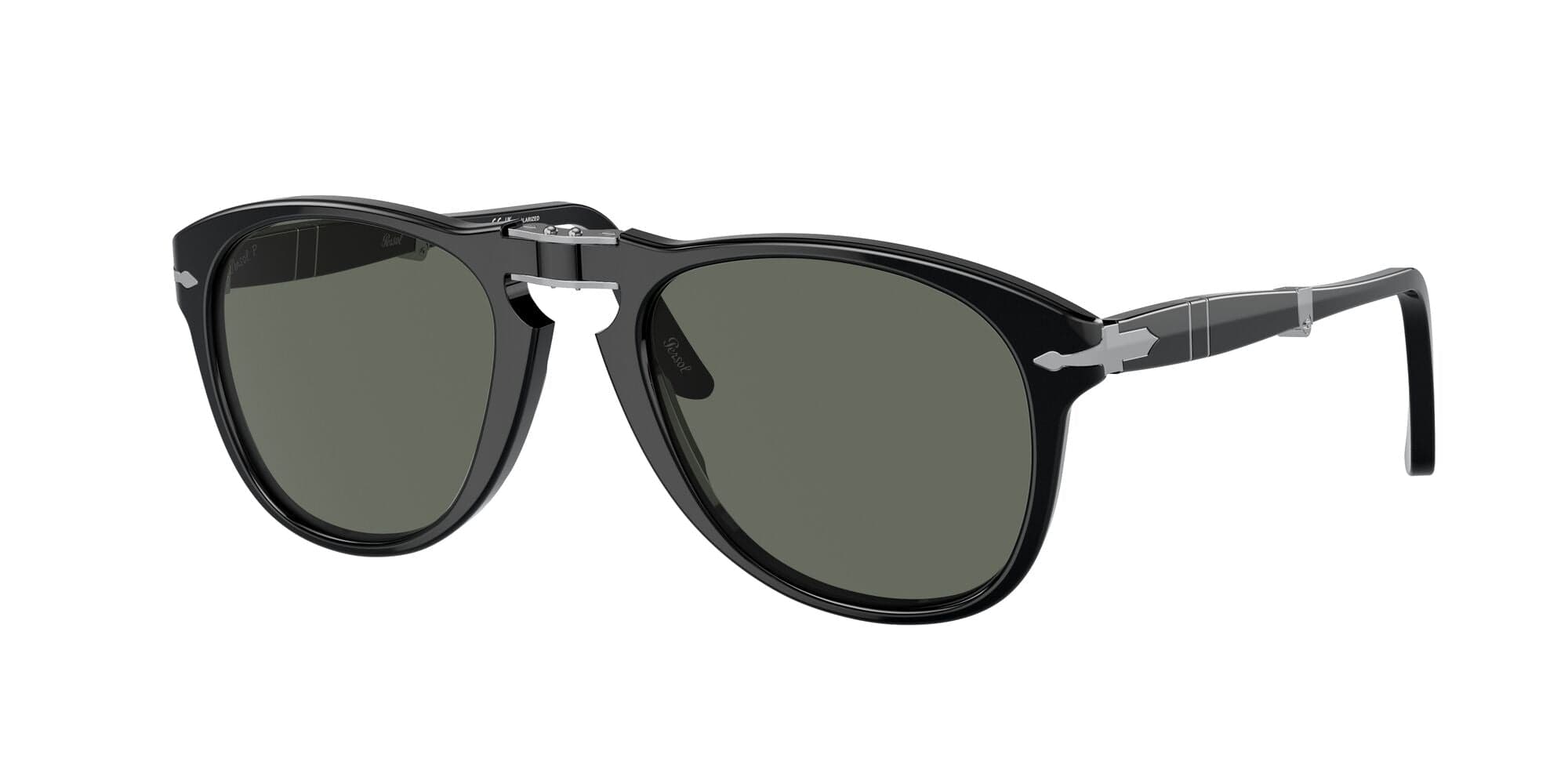 PO0714 95/58 size 54 folding black/green polarised lens