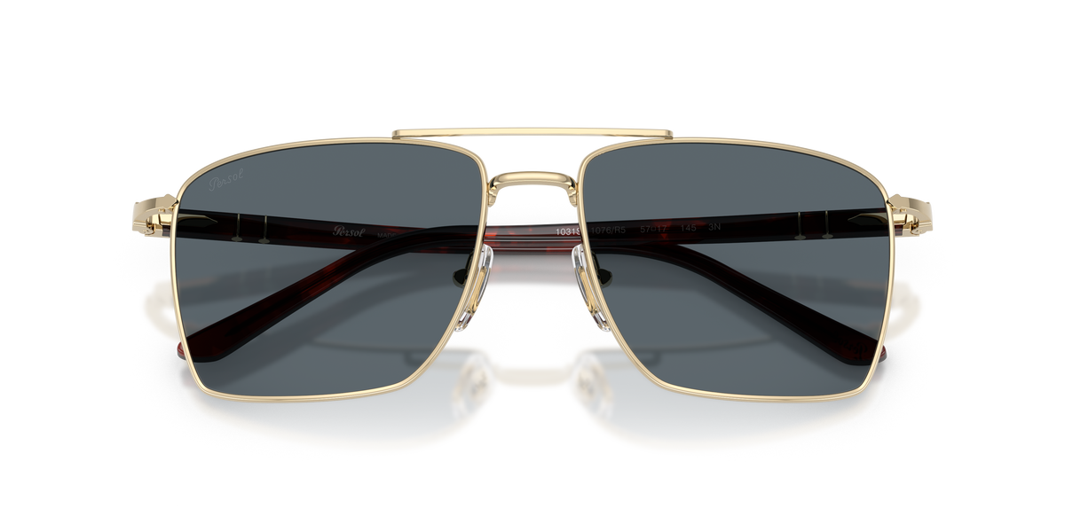 PO1031S 1076R5 gold/blue lens sunglasses