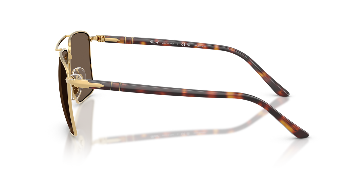 PO1031S 11568T gold plating/dark brown lens sunglasses