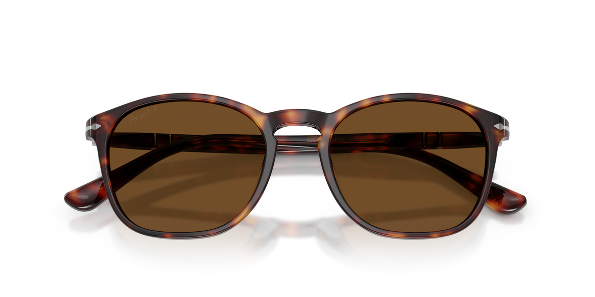 PO3007SX 24/57 havana/polarised brown lens sunglasses