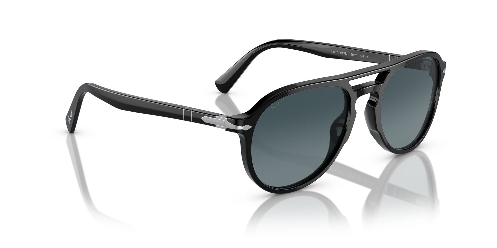 PO3235S 095/S3 size 55 black/blue gradient polarised lens