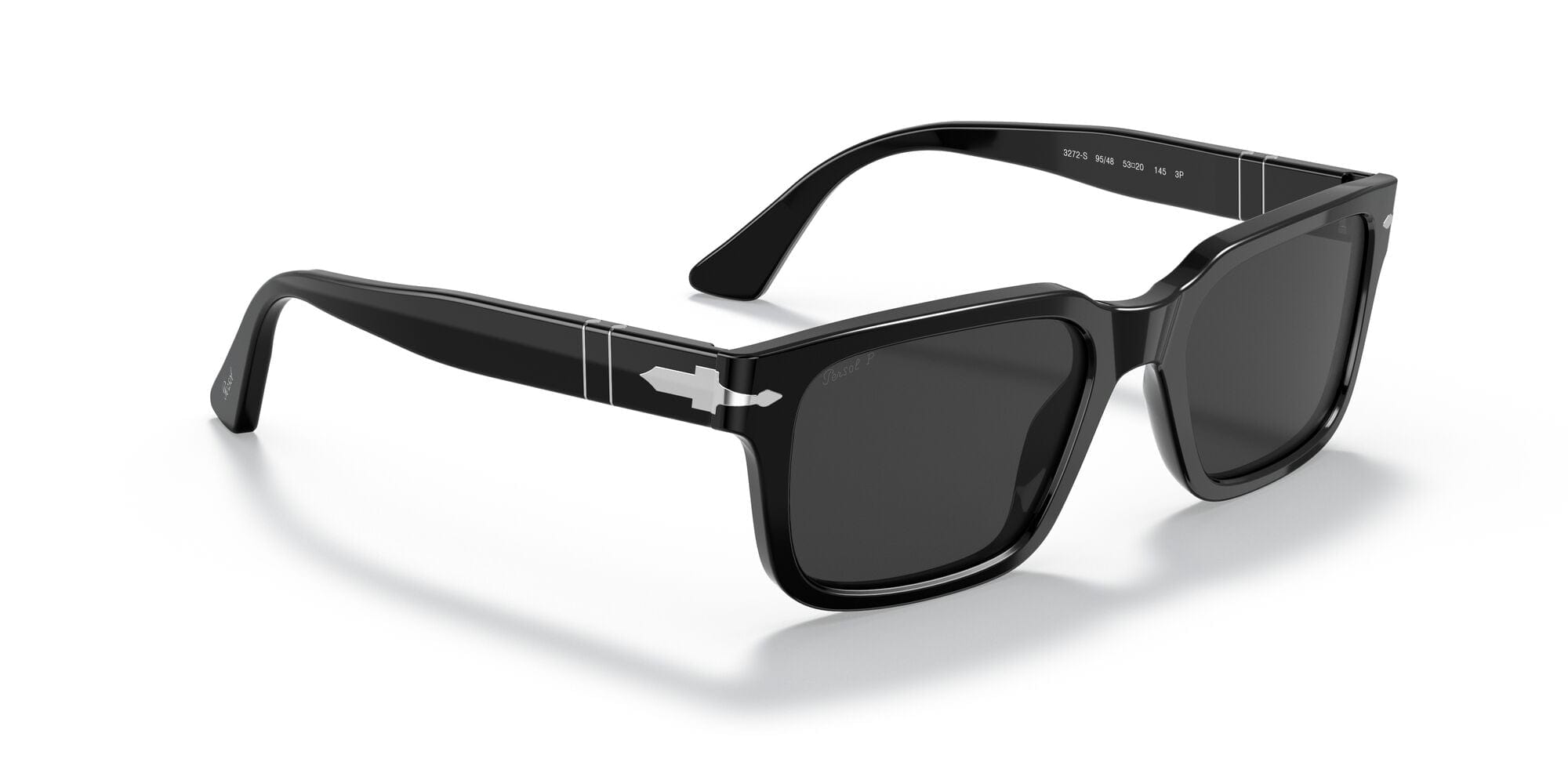 PO3272S 95/48 size 55 black/grey polarised lens