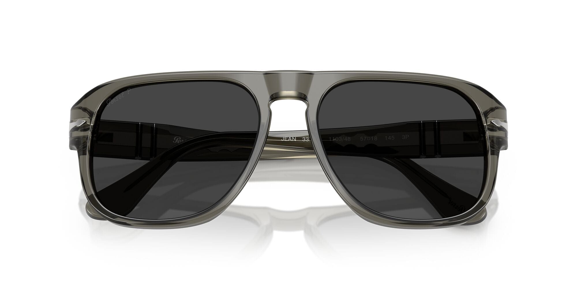 PO3310S 1103/48 size 57 smoke/polarised black lens