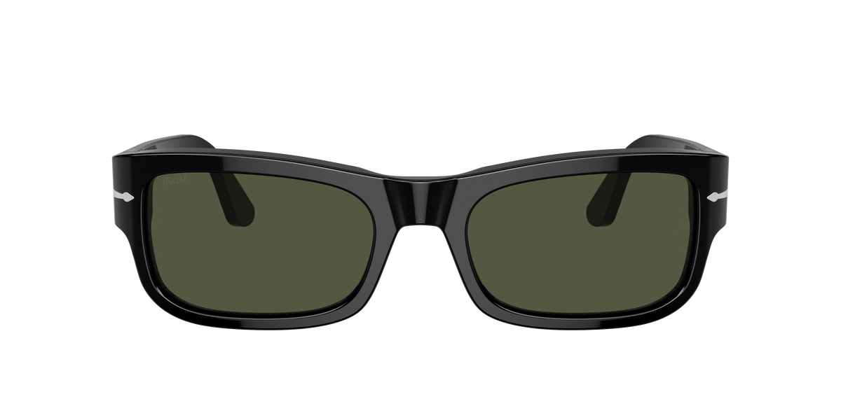 PO3326S 95/31 size 57 black/green lens