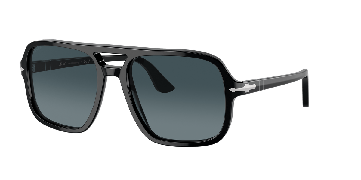 PO3328S 95/S3 size 58 black/blue gradient polarised lens