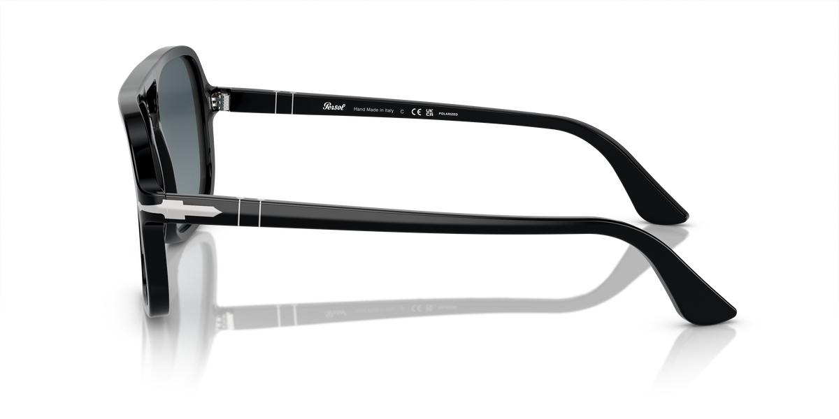 PO3328S 95/S3 size 58 black/blue gradient polarised lens