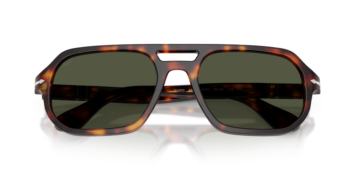 PO3393S 24/31 havana/green lens