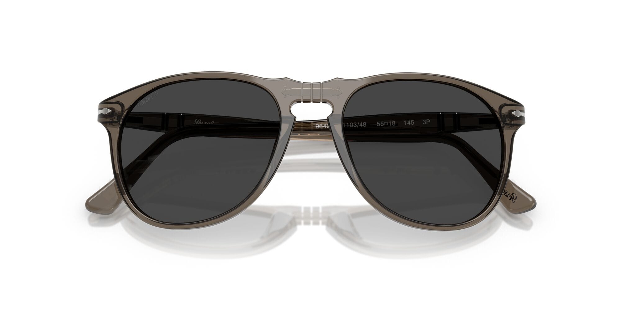 PO9649S 110348 size 55 smoke/black polarised lens