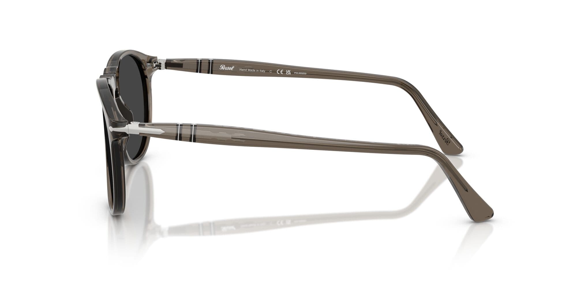 PO9649S 110348 size 55 smoke/black polarised lens