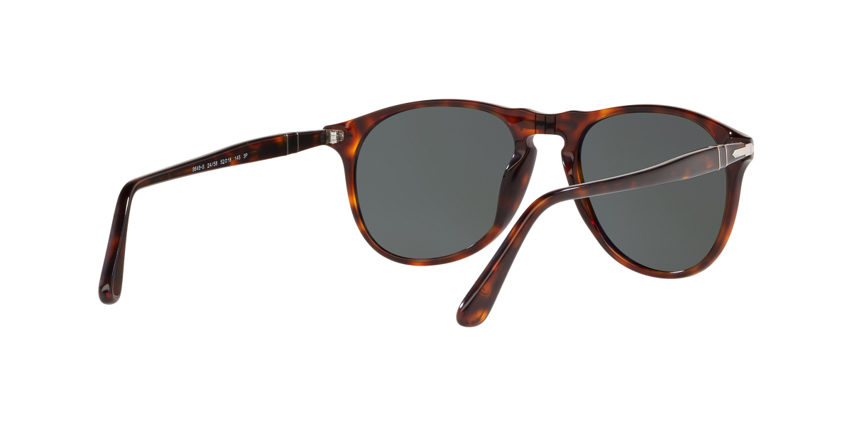 PO9649 24/58 size 55 havana/green polarised lens