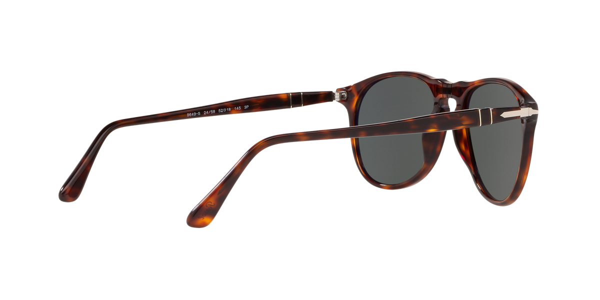 PO9649 24/58 size 55 havana/green polarised lens